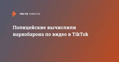Полицейские вычислили наркобарона по видео в TikTok - ren.tv - США - Гондурас