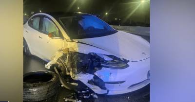 Tesla с автопилотом врезалась в припаркованный полицейский автомобиль (видео) - focus.ua - США - Украина - шт.Флорида