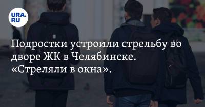 Подростки устроили стрельбу во дворе ЖК в Челябинске. «Стреляли в окна». Видео - ura.news - Челябинск