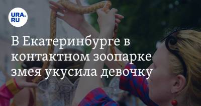 В Екатеринбурге в контактном зоопарке змея укусила девочку. Видео - ura.news - Екатеринбург