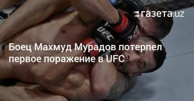 Боец Махмуд Мурадов потерпел первое поражение в UFC - gazeta.uz - США - Узбекистан - шт. Невада - Вегас