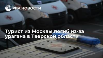 Турист из Москвы погиб из-за урагана в Тверской области - ria.ru - Москва - Рязань - Тверская обл. - городское поселение Осташковский - Андреаполь
