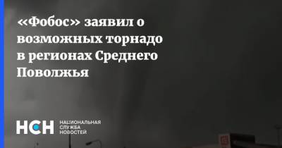 Евгений Тишковец - «Фобос» заявил о возможных торнадо в регионах Среднего Поволжья - nsn.fm - Россия