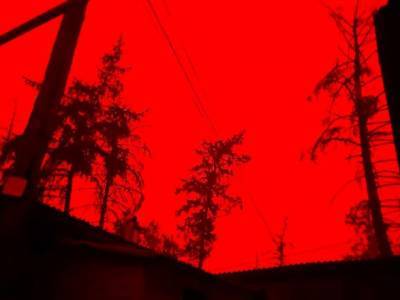 В Якутии небо стало красного цвета из-за дыма от лесных пожаров - unn.com.ua - Россия - Украина - Киев - респ. Саха