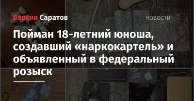 Пойман 18-летний юноша, создавший «наркокартель» и объявленный в федеральный розыск - nversia.ru - Саратов - Волгоградская обл.