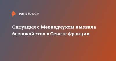Виктор Медведчук - Ситуация с Медведчуком вызвала беспокойство в Сенате Франции - ren.tv - Украина - Франция