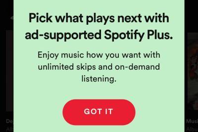Spotify начал тестировать Spotify Plus — подписку с рекламой за $0,99 в месяц - itc.ua - США - Украина - По