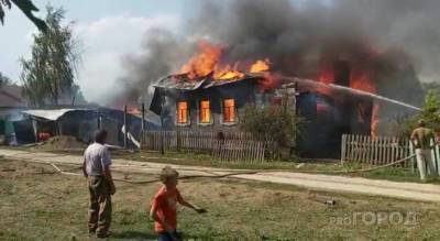 В Мариинско-Посадском районе огонь уничтожил жилой дом - pg21.ru - район Мариинско-Посадский