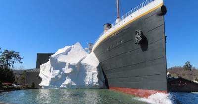 Постигла судьба оригинала. В музее "Титаника" в США рухнул макет айсберга, пострадали люди - focus.ua - США - Украина