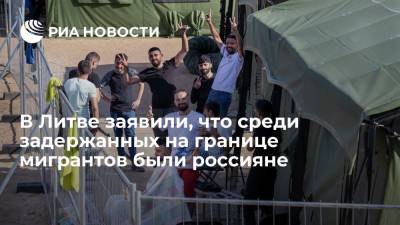 Александр Лукашенко - Замминистра иностранных дел Литвы Адоменас: среди нелегальных мигрантов есть граждане России - ria.ru - Москва - Россия - Белоруссия - Ирак - Литва - Минск