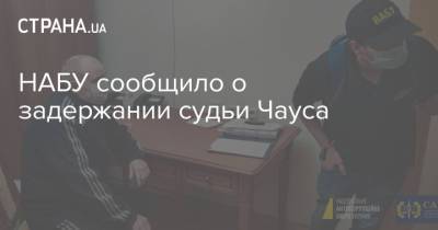 Ростислав Кравец - Николай Чаус - НАБУ сообщило о задержании судьи Чауса - strana.ua - Украина - Молдавия - Сомали