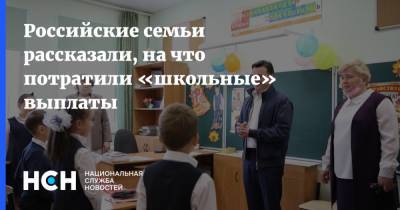 Российские семьи рассказали, на что потратили «школьные» выплаты - nsn.fm