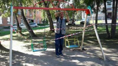 Сергей Цивилев - Возмутившую губернатора Кузбасса детскую площадку отремонтировали в Юрге - gazeta.a42.ru