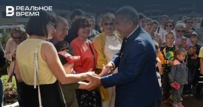 Рустам Минниханов - Рустам Минниханов поздравил с новосельем дольщиков ЖК «МЧС» на Губкина - realnoevremya.ru - респ. Татарстан