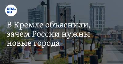 Сергей Шойгу - Дмитрий Песков - В Кремле объяснили, зачем России нужны новые города - ura.news - Россия