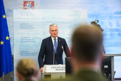 Гитанас Науседа - Выполним и перевыполним: Президент Литвы призывает к 90%-ной вакцинации - obzor.lt - Литва
