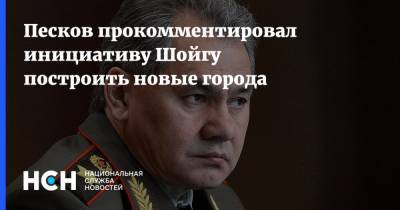 Сергей Шойгу - Дмитрий Песков - Песков прокомментировал инициативу Шойгу построить новые города - nsn.fm - Россия - Сибирь