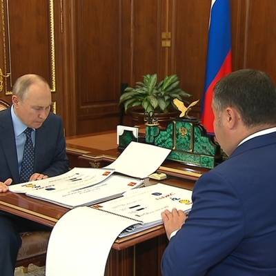Владимир Путин - Игорь Руденя - Губернатор Тверской области рассказал Путину о ситуации в регионе - radiomayak.ru - Тверская обл.