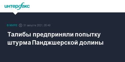 Талибы предприняли попытку штурма Панджшерской долины - interfax.ru - Москва - Россия - США - Афганистан - Талибан