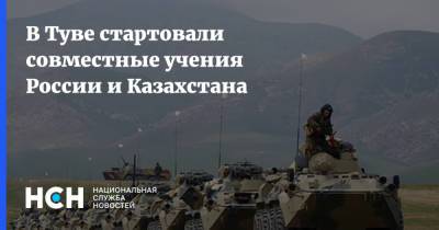 В Туве стартовали совместные учения России и Казахстана - nsn.fm - Россия - Казахстан - респ.Тыва - Тува