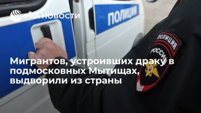Татьяна Петрова - МВД: 37 иностранцев выдворили из России после драки в подмосковных Мытищах - ria.ru - Москва - Россия - Московская обл. - Мытищи