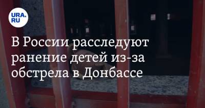 В России расследуют ранение детей из-за обстрела в Донбассе - ura.news - Россия - ДНР - Горловка