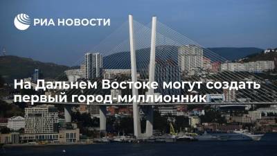 Алексей Чекунков - Минвостокразвития: на Дальнем Востоке планируют создать первый город-миллионник - ria.ru - Москва - Россия - Владивосток