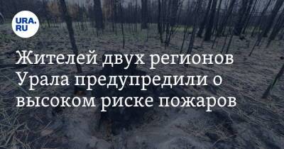 Жителей двух регионов Урала предупредили о высоком риске пожаров. Карта - ura.news - Россия - Челябинская обл. - Курганская обл. - окр. Уральский