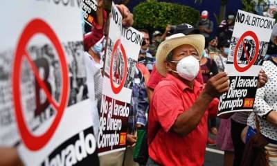 Граждане Сальвадора протестуют против введения биткоина - minfin.com.ua - США - Украина - Сан-Сальвадор