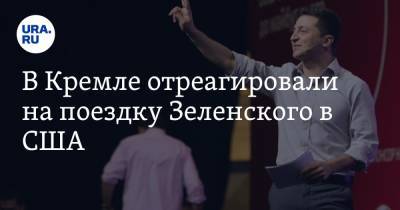 Владимир Зеленский - Дмитрий Песков - В Кремле отреагировали на поездку Зеленского в США - ura.news - Россия - США - Украина - Париж