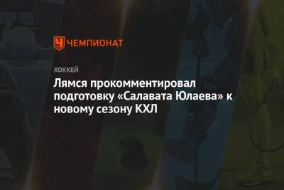 Павел Панышев - Томи Лямся - Лямся прокомментировал подготовку «Салавата Юлаева» к новому сезону КХЛ - championat.com