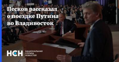 Владимир Путин - Дмитрий Песков - Олег Кожемяко - Песков рассказал о поездке Путина во Владивосток - nsn.fm - Москва - Россия - Приморье край - Владивосток