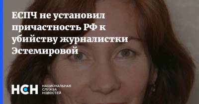 Наталья Эстемирова - ЕСПЧ не установил причастность РФ к убийству журналистки Эстемировой - nsn.fm - Россия