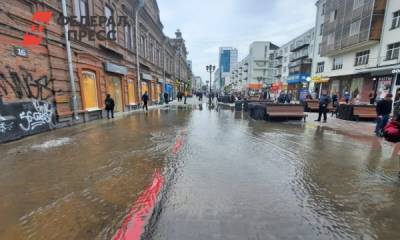 Иван Яковлев - Бизнес-центр залил ледяной водой екатеринбургский Арбат - fedpress.ru - Екатеринбург