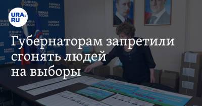 Губернаторам запретили сгонять людей на выборы - ura.news - Москва - Россия