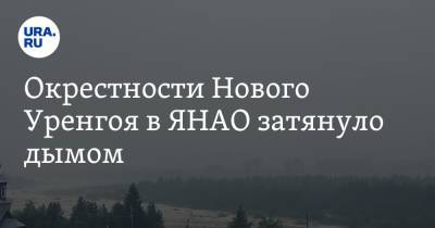 Окрестности Нового Уренгоя в ЯНАО затянуло дымом - ura.news - респ. Саха - окр. Янао