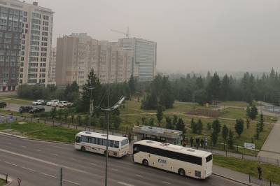 Новый Уренгой затянуло дымом: ямальские чиновники продолжают винить в том пожары в Якутии - nakanune.ru - Россия - Красноярский край - респ. Саха - окр. Янао - район Красноселькупский
