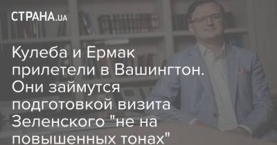 Давид Арахамия - Дмитрий Кулеба - Кулеба и Ермак прилетели в Вашингтон. Они займутся подготовкой визита Зеленского "не на повышенных тонах" - strana.ua - США - Украина - Вашингтон