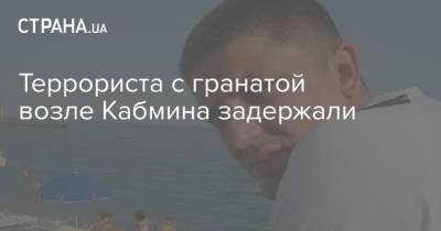 Петр Порошенко - Владимир Прохнич - Террориста с гранатой возле Кабмина задержали - strana.ua - Украина - Луганская обл. - Кабинет Министров