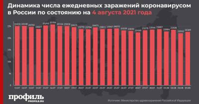 За сутки в России выявили 22589 новых случаев COVID-19 - profile.ru - Москва - Россия - Санкт-Петербург - Московская обл.