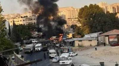 В сирийском Дамаске взорвался автобус с военными Асада - novostiua.news - Сирия - Дамаск - Украина - Сана