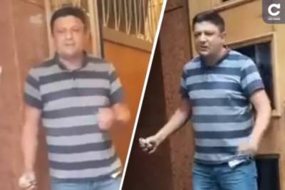Олег Кипер - Здание Кабмина захватил мужчина, вооруженный гранатой: чиновники повели себя странно (видео) - odessa-life.od.ua - Украина - Киев - Захват
