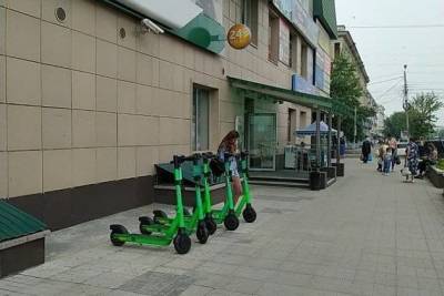 Пункт проката самокатов напротив «Сбербанка» в Чите установлен законно - chita.ru - Чита