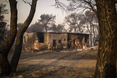 Никос Хардалиас - Пожары в Греции уничтожили около 100 домов - lenta.ru - Греция
