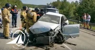 В Челябинской области на трассе М-5 из-за массового ДТП затруднено движение - znak.com - Москва - Челябинская обл. - Челябинск