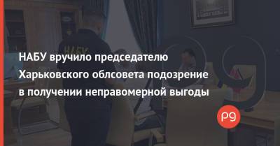 Артур Товмасян - НАБУ вручило председателю Харьковского облсовета подозрение в получении неправомерной выгоды - thepage.ua - Украина - Харьков