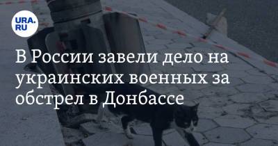 В России завели дело на украинских военных за обстрел в Донбассе - ura.news - Россия - Украина - ДНР