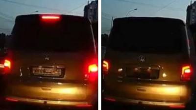 Воронежцы сняли на видео машину с прячущимся «в нужный момент» номером - vestivrn.ru - Россия - Воронеж