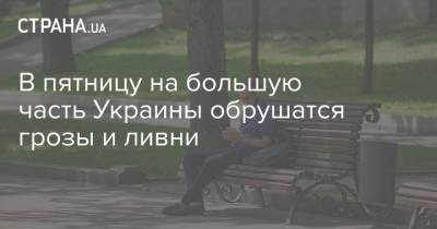 Наталья Диденко - В пятницу на большую часть Украины обрушатся грозы и ливни - strana.ua - Украина - Киев