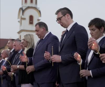 Александр Вучич - Вучич и патриарх СПЦ помянули изгнанных и убитых собратьев... - politnavigator.net - Хорватия - Сербия - Белград